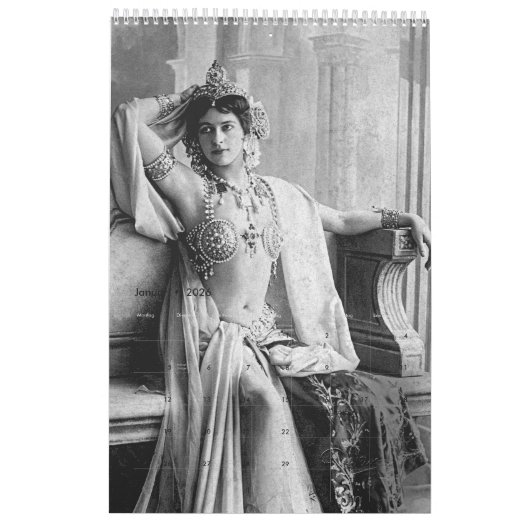 Mata Hari – Vintage Kalender (Jan 2026)