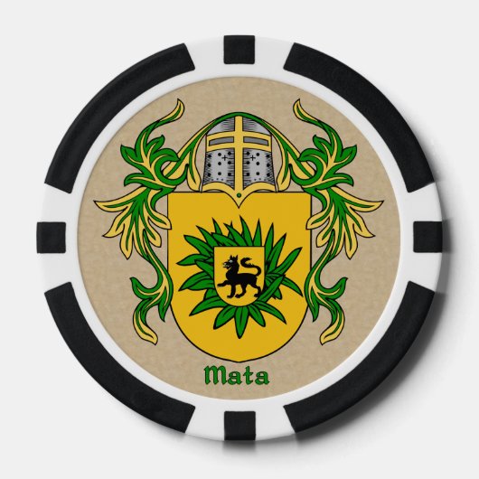 Mata Heraldic Arms Poker Chips (Voorkant)