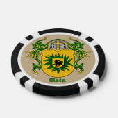 Mata Heraldic Arms Poker Chips (Enkel)