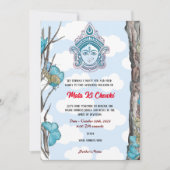 Mata Ki Chowki Goddess Durga Jagrata Uitnodiging (Voorkant)