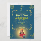 Mata Ki Chowki Goddess Durga Jagrata Uitnodiging (Voorkant)