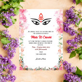 Mata Ki Chowki Goddess Durga Jagrata Uitnodiging