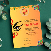 Mata Ki Chowki Goddess Durga Jagrata Uitnodiging
