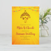 Mata ki Chowki nodigt Mata ka Jagrata uit Kaart (Staand voorkant)