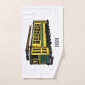 Mata trolley cartoon illustratie bad handdoek (Handdoek)
