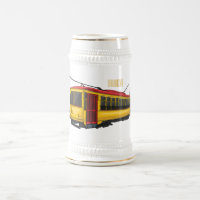 Mata trolley cartoon illustratie