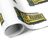 Mata trolley cartoon illustratie cadeaupapier (Rol Hoek)