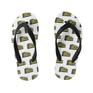 Mata trolley cartoon illustratie kinder teenslippers