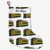 Mata trolley cartoon illustratie kleine kerstsok (Voorkant)