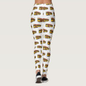 Mata trolley cartoon illustratie leggings (Achterkant)