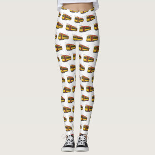 Mata trolley cartoon illustratie leggings