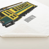 Mata trolley cartoon illustratie sherpa deken (3/4)