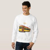 Mata trolley cartoon illustratie trui (Voorkant volledig)