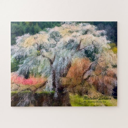 Matabei-Zakura: ijsboom Legpuzzel (Horizontaal)