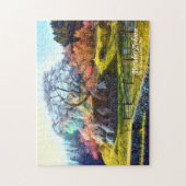Matabei-Zakura: Treurwilg Kersenboom Legpuzzel (Verticaal)