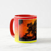 Matabei-Zakura Weeping Cherry Tree Mok (Voorkant links)