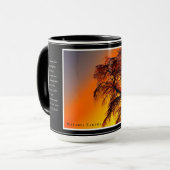 Matabei-Zakura Weeping Cherry Tree Mok (Voorkant links)