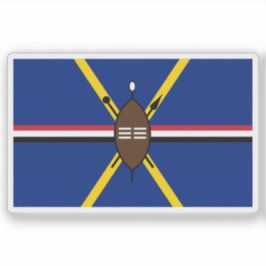 Matabele (Noord-Ndebele) mensen vlag, Zimbabwe Sticker