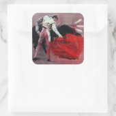 Matador 1998 vierkante sticker (Tas)