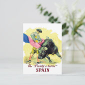 Matador Bulvecht, fiesta de toros, Spanje Briefkaart (Staand voorkant)