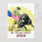 Matador Bulvecht, fiesta de toros, Spanje Briefkaart (Voorkant)