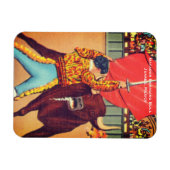  Matador met Cape en Bull, Juarez, Mexico Magneet (Horizontaal)