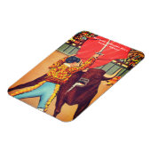  Matador met Cape en Bull, Juarez, Mexico Magneet (Linkerzijde)