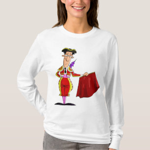Matador met Rode Cape Spaanse Stiervechter T-shirt