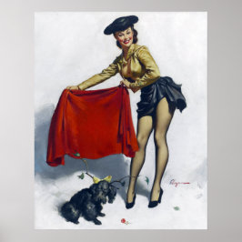Matador Pin Up Poster