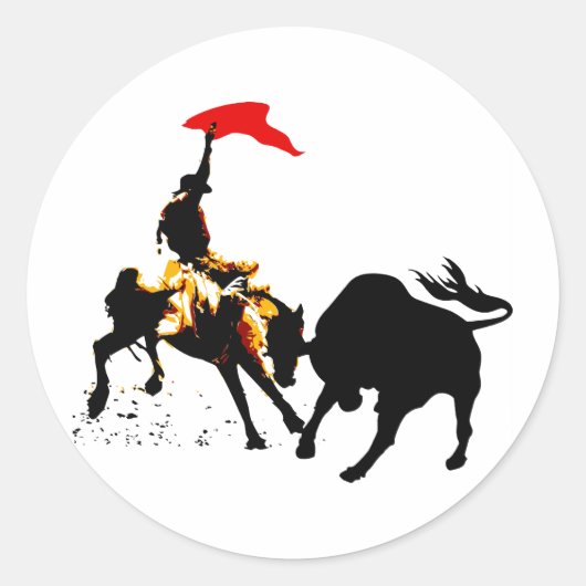 Matador Ronde Sticker (Voorkant)
