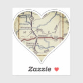 Matador TX Retro Map Sticker (Vel)