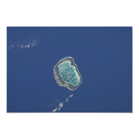 Mataiva Atoll, Tuamotu Archipelago Foto Afdruk (Voorkant)