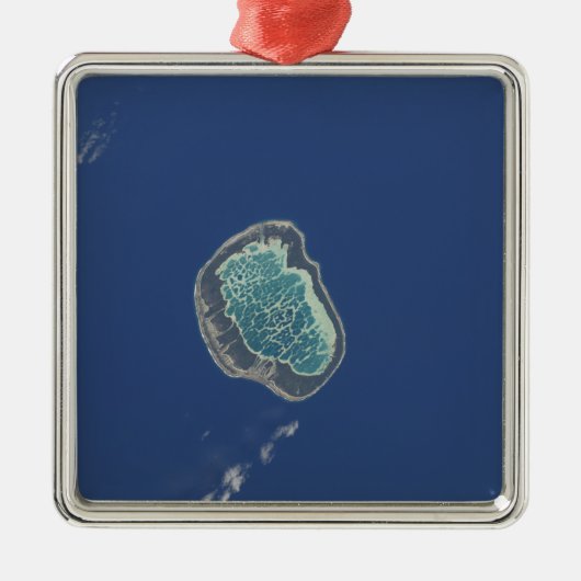 Mataiva Atoll, Tuamotu Archipelago Metalen Ornament (Voorkant)