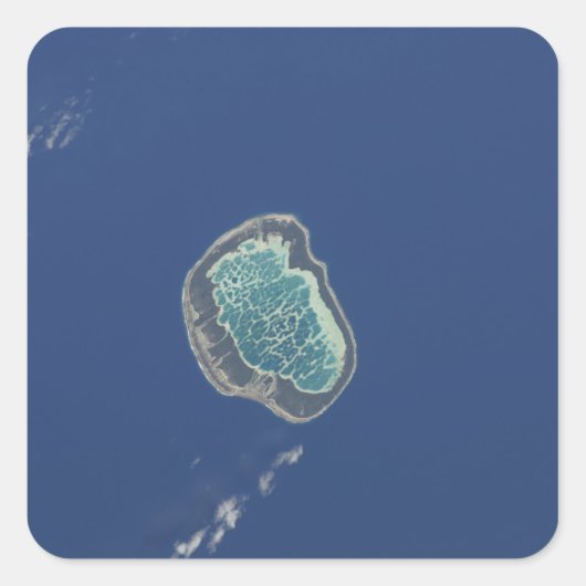 Mataiva Atoll, Tuamotu Archipelago Vierkante Sticker (Voorkant)