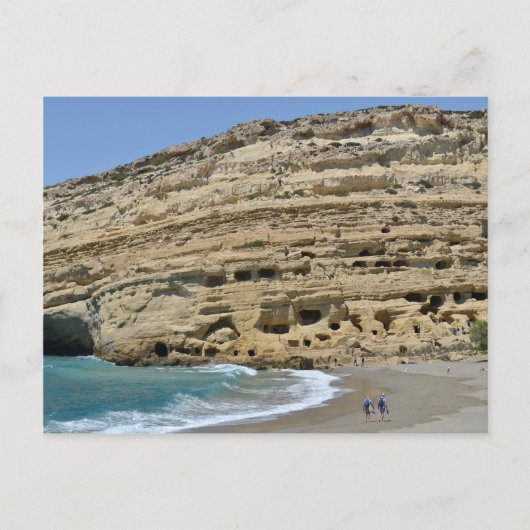 Matala Crete Briefkaart (Voorkant)