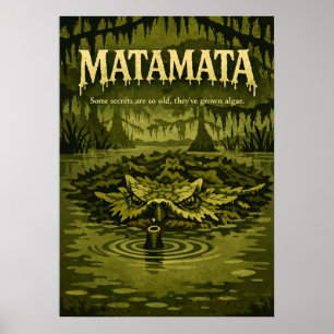 Matamata Moeraswezen Retro Kunst Poster
