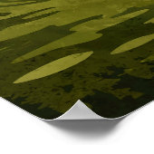 Matamata Swamp Creature Retro Art Poster (Hoek)