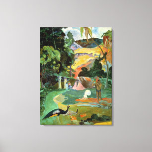 Matamoe of, Landscape with Peacocks, 1892 Canvas Afdruk