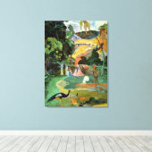 Matamoe of, Landschap met pauwen, 1892 Canvas Afdruk (Insitu (Houten vloer))