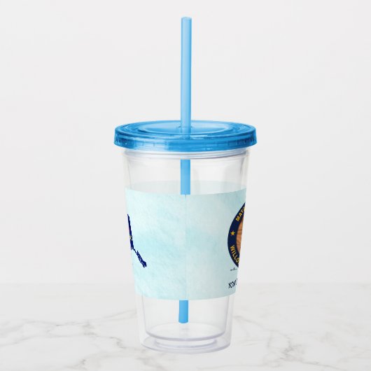 Matanuska elandmelk acryl drinkbeker (Rechts)