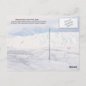 Matanuska Glacier, Glacier Park, Alaska Briefkaart (Achterkant)