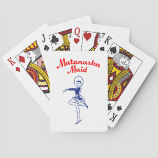 Matanuska Maid ~ Bicycle - Kwaliteitsspelkaarten Pokerkaarten