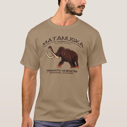 Matanuska Mammoet Muenster Kaas T-shirt (Voorkant)