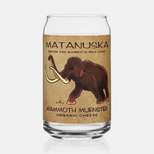 Matanuska Mammoth Muenster Cheese Blikvorm Glas