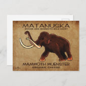 Matanuska Mammoth Muenster Cheese Briefkaart (Voorkant / Achterkant)
