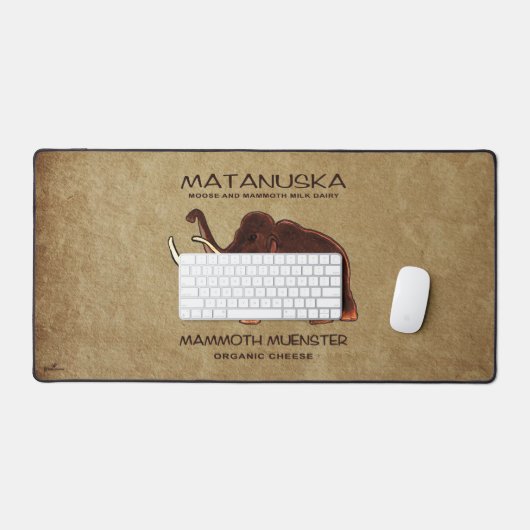 Matanuska Mammoth Muenster Cheese Bureaumat (Keyboard & Muis)