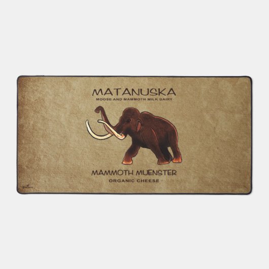 Matanuska Mammoth Muenster Cheese Bureaumat (Voorkant)