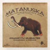 Matanuska Mammoth Muenster Cheese Glazen Onderzetter (Voorkant)