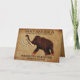 Matanuska Mammoth Muenster Cheese Kaart