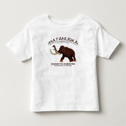 Matanuska Mammoth Muenster Cheese Kinder Shirts (Voorkant)